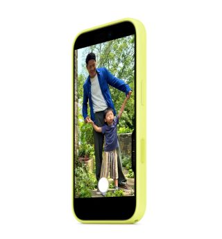 Apple iPhone 17 Силиконов калъф с MagSafe - Неоново жълт
