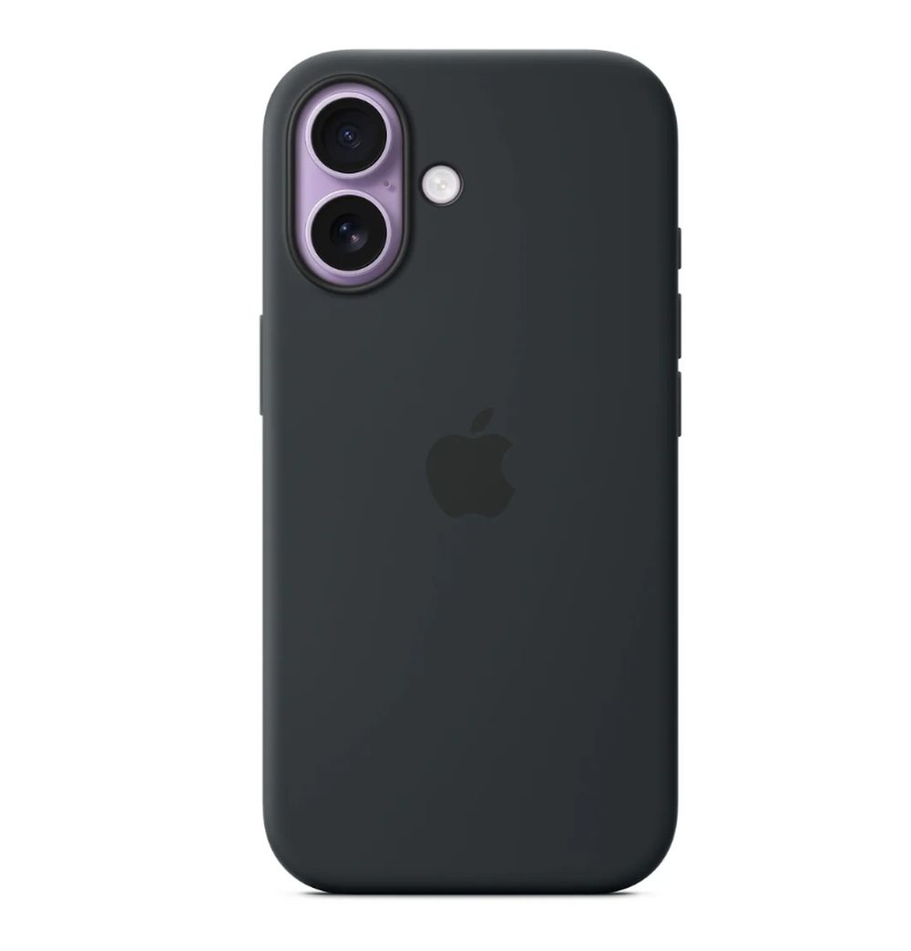 Apple iPhone 17 Силиконов калъф с MagSafe - Черен
