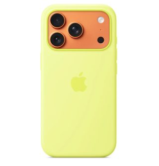 Силиконов калъф Apple iPhone 17 Pro с MagSafe – Neon Yellow