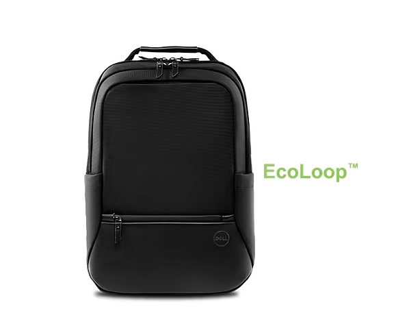 Dell EcoLoop Premier Backpack 15 PE1520P, побира повечето лаптопи до 15"