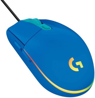 Logitech G102 Mouse, Lightsync RGB, 8000 DPI, 6 Programmable Buttons, Blue