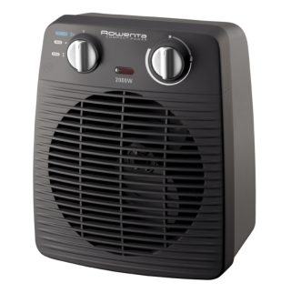 Вентилаторна печка Rowenta SO2210F0, 2000W, 2 скорости, хладен въздух, 59dB(A), термостат. Сиво/Черно