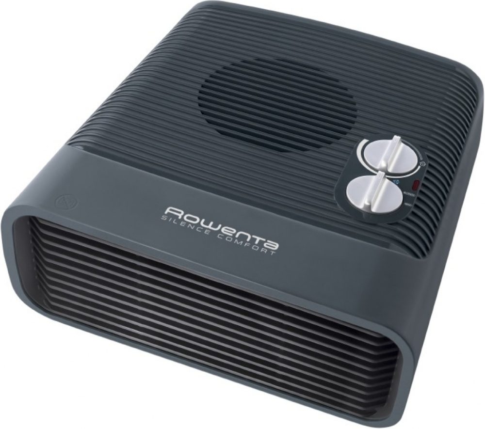 Вентилаторна печка Rowenta SO5115F0, 2400W, 2 степени, охлаждащ вентилатор, 52dB(A), термостат, ТЪМНО СИВА