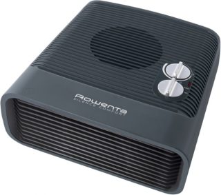 Вентилаторна печка Rowenta SO5115F0, 2400W, 2 степени, охлаждащ вентилатор, 52dB(A), термостат, ТЪМНО СИВА