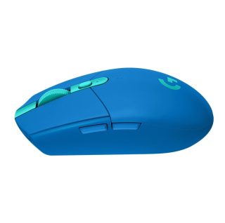 Logitech G305 Wireless Mouse, Lightsync RGB, Lightspeed Wireless, HERO 12K DPI Sensor, 400 IPS, 6 Programmable Buttons, Blue