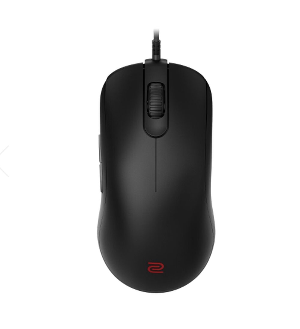 Мишка BenQ ZOWIE FK1+-C за електронни спортове, размер XL, издание C, сензор 3360, 77g, DPI 400 / 800 / 1600 / 3200, симетричен дизайн, нисък профил, намалено тегло, паракорд кабел, 24-стъпково скрол колело, жична, без драйвери, plug and play, вдъхновена от Филип “NEO” Кубкс