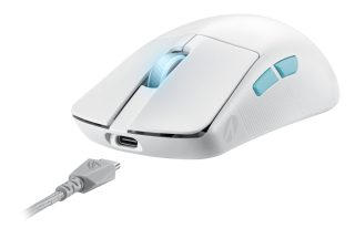 Asus ROG Harpe Ace Aim Lab Edition Gaming Mouse, 54 g ултра-лек, свързване (2.4GHz RF, Bluetooth, кабел), 36K DPI сензор, 5 програмируеми бутона, ROG SpeedNova, Esports & FPS Gaming