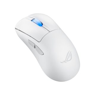 Asus ROG Keris II Ace Wireless Gaming Mouse, 54g Lightweight, AimPoint Pro 42K Optical Sensor, Optical Micro Switches, SpeedNova Wireless, ROG Polling Rate Booster, Esports & FPS Gaming, White