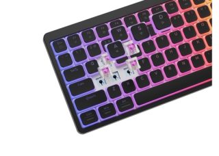 Genesis Gaming Keyboard Thor 430 TKL, US, RGB механична, Outemu, розова, тиха, Hot Swap Slim, черна