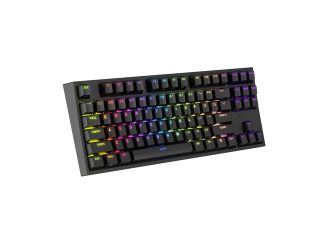 Genesis Gaming Keyboard Thor 404 TKL Black RGB Backlight US Layout Yellow Switch