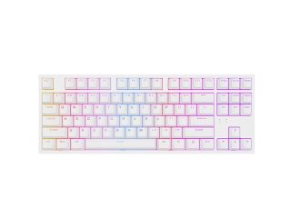 Genesis Gaming Keyboard Thor 404 TKL White RGB Backlight US Layout Yellow Switch