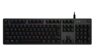 Клавиатура Logitech G512, GX Brown Tactile, Lightsync RGB, USB Passthrough Data/Power, алуминиева сплав, Game Mode, Black Carbon