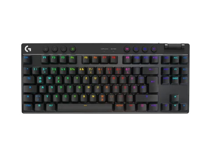 Logitech G PRO X TKL LIGHTSPEED Gaming Keyboard - BLACK - US INT'L - 2.4GHZ/BT - N/A - EMEA28-935 - TACTILE