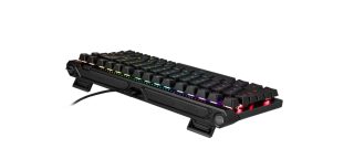 ASUS ROG Falchion Ace 75 HE геймърска клавиатура, 75% компактен формат, магнитни ROG HFX V2 и V2X суичове, Rapid Trigger, Speed Tap, 8000 Hz честота на опресняване, RGB, черна