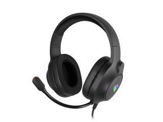 Genesis Слушалки Neon 213 с микрофон RGB подсветка черни