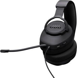 JBL QUANTUM 100M2 BLK Wired over-ear gaming headset with detachable mic and mute option