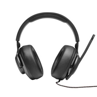 JBL QUANTUM 300 BLK Хибридни кабелни слушалки за игри с микрофон тип флип-ъп