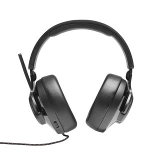 JBL QUANTUM 300 BLK Хибридни кабелни слушалки за игри с микрофон тип флип-ъп