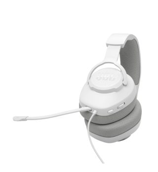 JBL QUANTUM 360 WHT Безжични гейминг слушалки със съраунд звук и отделящ се микрофон