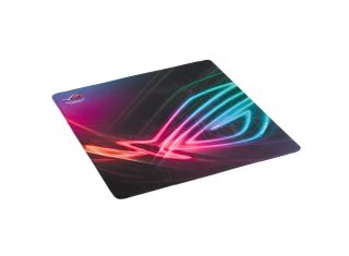 Asus ROG Strix Edge large, вертикална геймърска подложка за мишка с оптимизирана за игри повърхност, пълноцветни шевове срещу протриване и гумена основа против плъзгане
