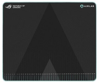 Asus ROG Hone Ace Aim Lab Edition Gaming Mouse Pad, 508 X 420 x 3 mm, голям размер, мек, хибриден плат, неплъзгаща се гумена основа, за еспорт и FPS игри, черен