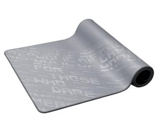 Asus ROG Scabbard II Arctic Gray XXL Gaming Mouse Pad, Water- Oil- Dust- Resistance, Durable Anti-Fray Edges, Non-Slip Rubber Base, 400 x 900 x 3mm, Gray