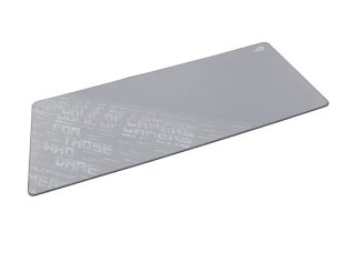 Asus ROG Scabbard II Arctic Gray XXL Gaming Mouse Pad, Water- Oil- Dust- Resistance, Durable Anti-Fray Edges, Non-Slip Rubber Base, 400 x 900 x 3mm, Gray