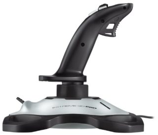 Logitech G Extreme 3D Pro джойстик, Twist Rudder Control, 12 програмируеми бутона, 8-посочен hat switch