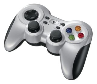 Logitech Gamepad F710, Dual Vibration Feedback, Steam Support, D-Pad, 2.4 GHz Wireless