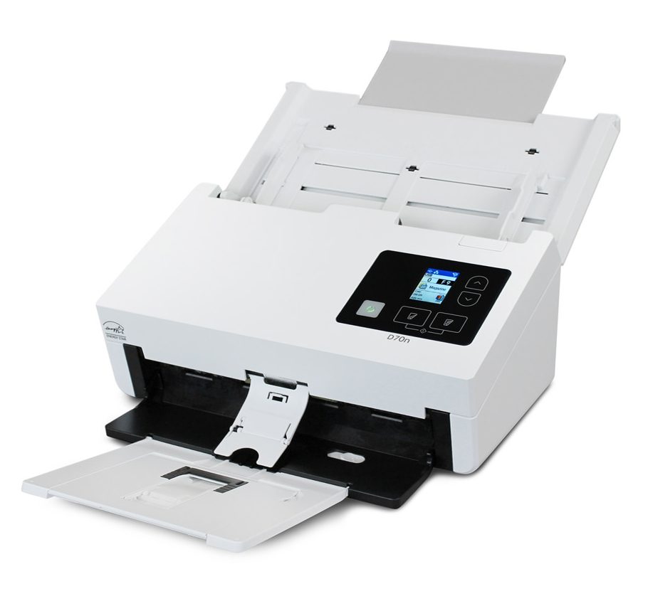 Xerox D70n работен групов скенер с Ethernet (мрежова) и USB 3.1 връзка, 100-листов DADF