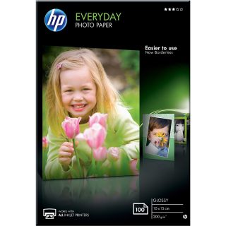 HP Everyday Glossy Photo Paper - 100 листа / 10 x 15 cm