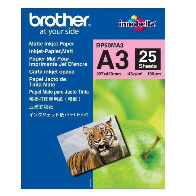 Brother BP-60 A3 Innobella Matt Photo Paper (A3/25 листа)