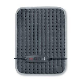 Beurer HK SE Термоподложка Cosy and soft; 3 температурни настройки, автоматично изключване след 90 мин; пере се на 30°; Сив