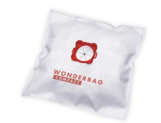 Rowenta WB305140 Wonderbag Compact, торбички за прахосмукачка, комплект от 5 торбички + 1 адаптерен пръстен, 3-слойни, универсални, текстил