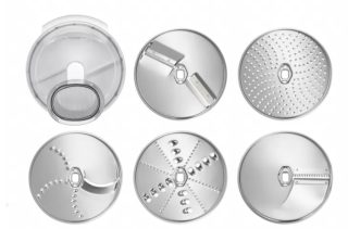 BOSCH MUZ5VL1, комплект Veggielove, 5 диска за бързо рязане, рендосване и настъргване на широка гама от продукти