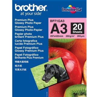 Brother BP-71GA3 Innobella Premium Glossy Photo Paper (A3/20 листа)