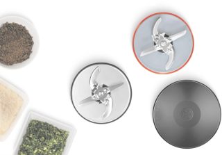 Bosch MUZ45XCG1, 3 в 1 комплект аксесоари за смилане, нарязване и съхранение, подходящ за MUM4, MUM5, MUM Серия 2 и MUM Серия 4