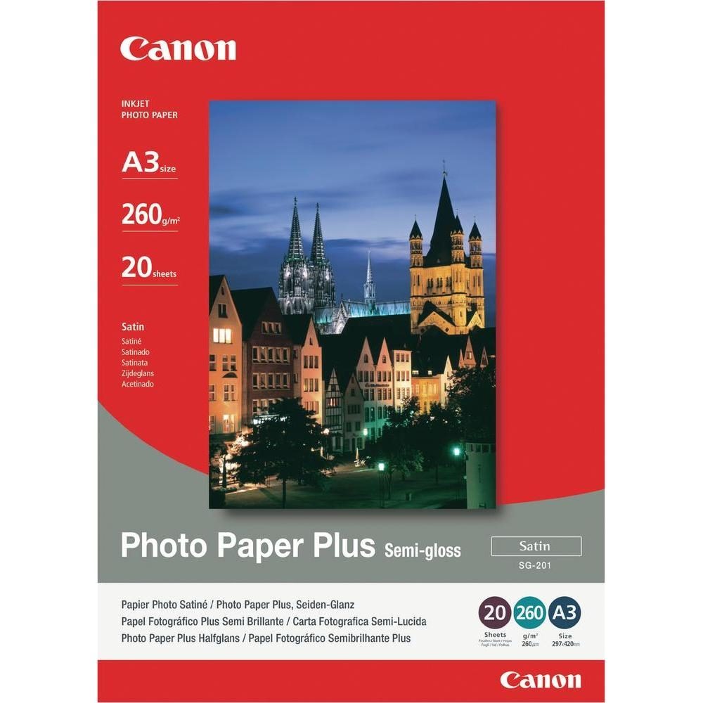 Canon SG-201 A3 полугланцова фотопринтерна хартия (20 листа)