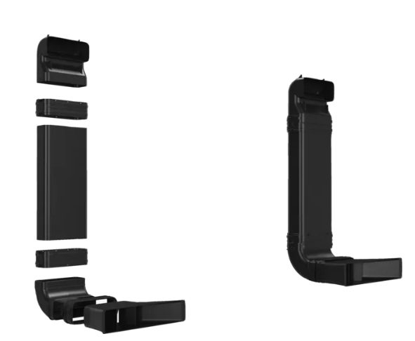 Комплект аксесоари за рециркулация Bosch HEZ9VDKR1, частично въздуховоден, за дълбочина на работния плот от 60 см (или по-голяма)