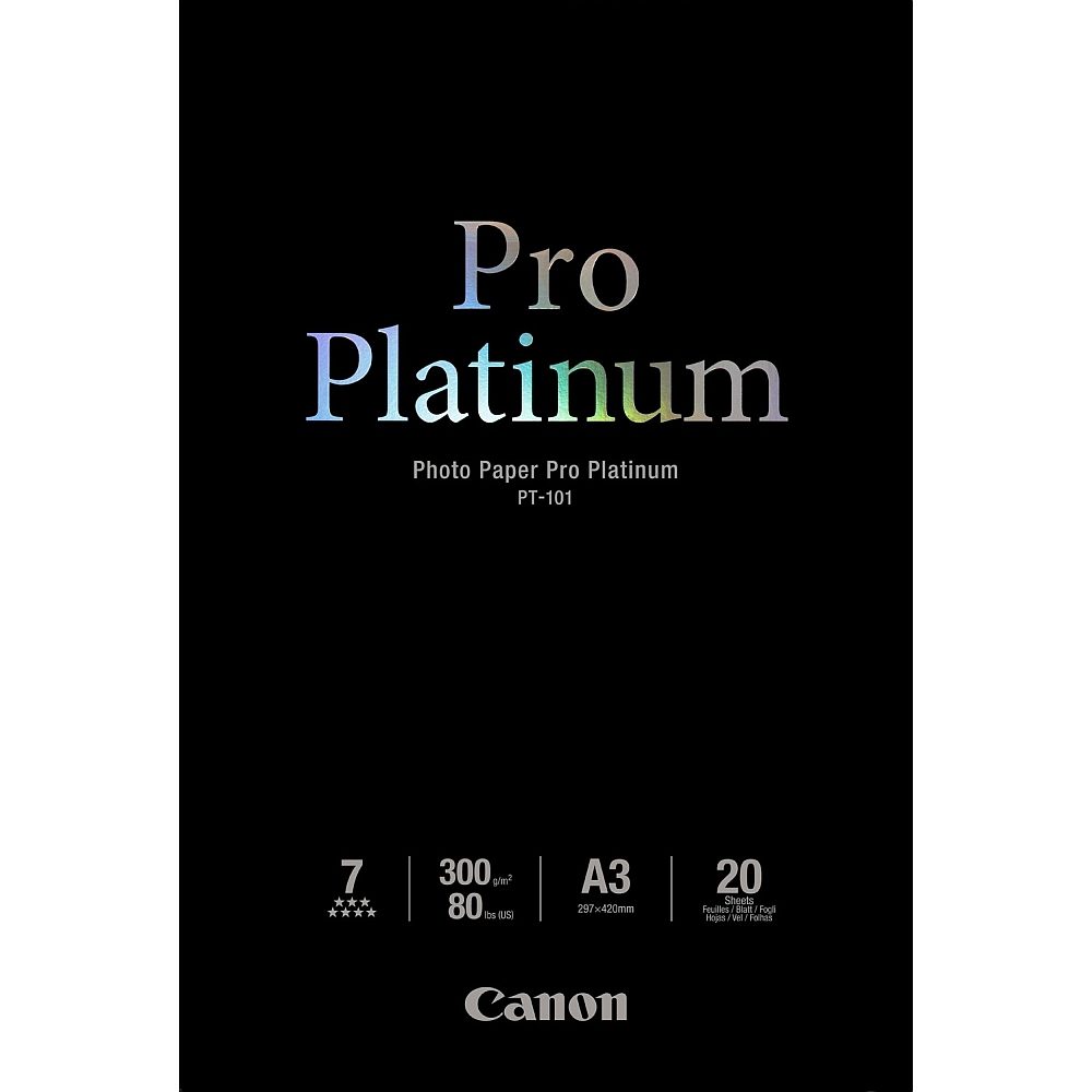 Canon PT-101 фотографска хартия, A3, 20 листа