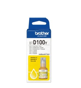 Brother BT-D100Y жълто мастило за бутилка