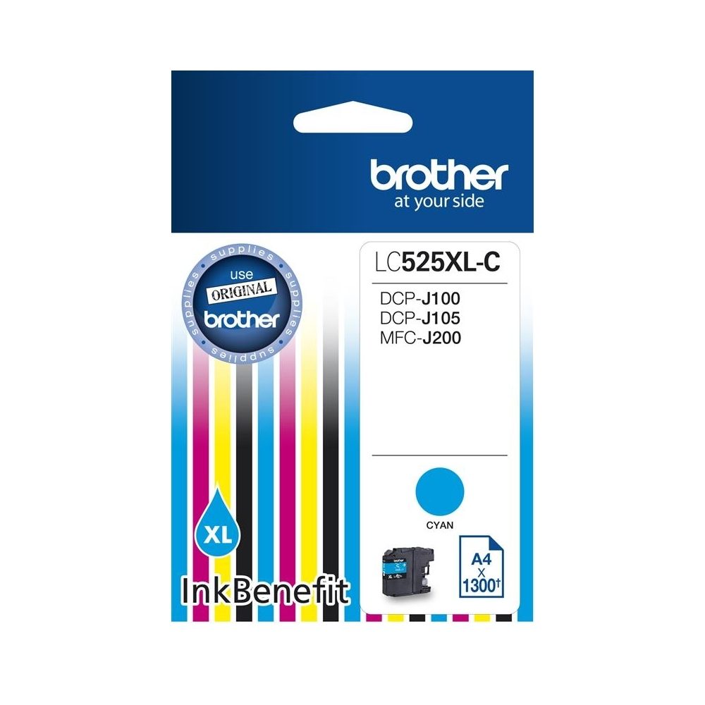 Brother LC-525 XL Cyan мастило касета висок добив