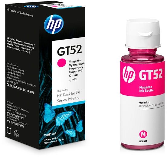 HP GT52 Magenta оригинално мастило бутилка
