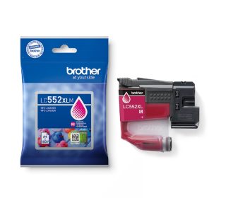 Brother LC-552 XL Magenta мастило касета, висок добив