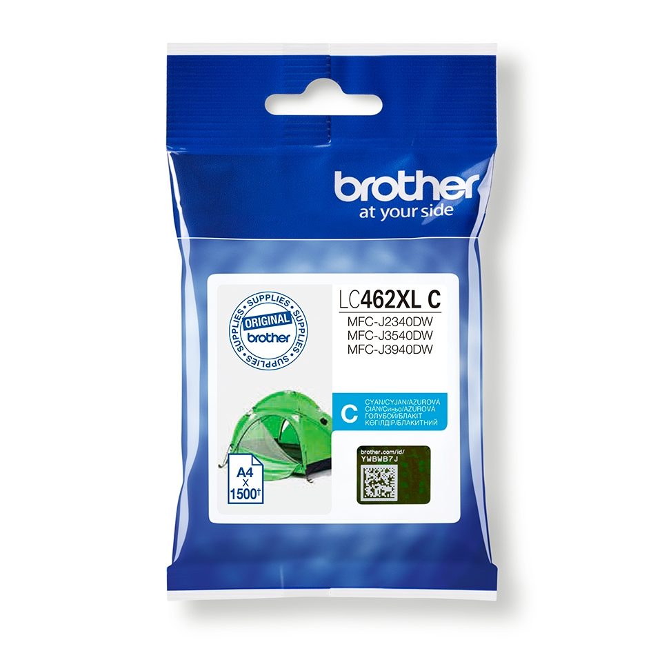 Brother LC462XLC циан мастило касета за MFC-J2340DW/J3540DW/J3940DW