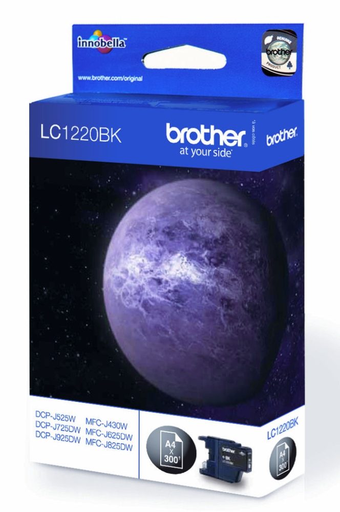 Brother LC-1220BK мастило за DCP-J525W/DCP-J725DW/DCP-J925DW/MFC-J430W