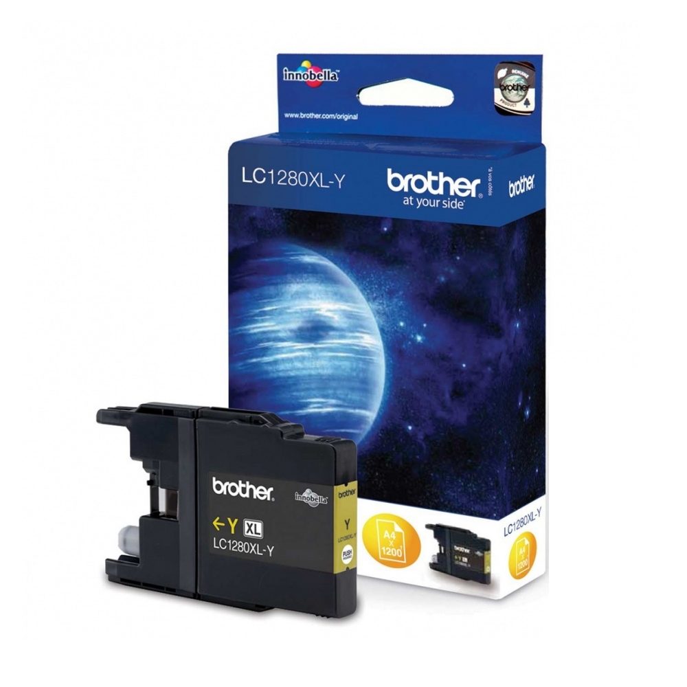 Brother LC-1280XL Жълто мастило касета