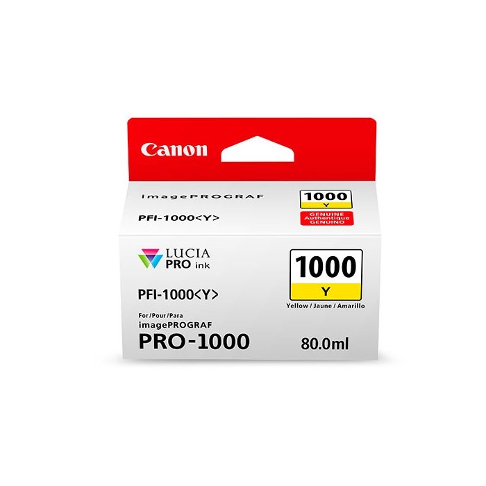Мастило Canon PFI-1000 Y