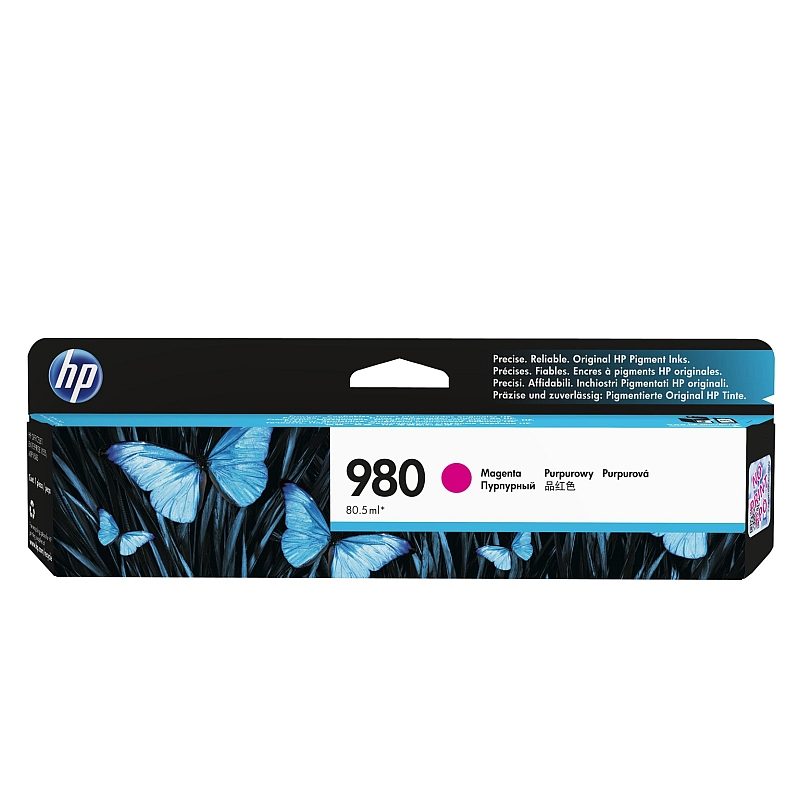 HP 980 Magenta оригинална мастилена касета