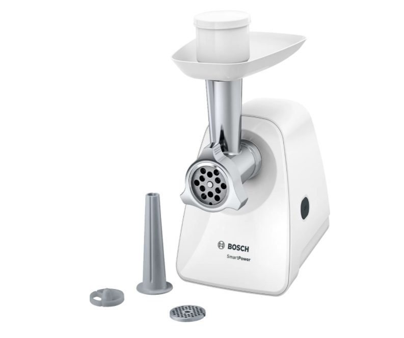 Bosch MFW2510W Месомелачка, SmartPower 1500W, 1,7 kg/min, бяла